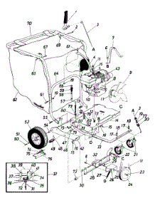 Engine Mounting Frame Assembly parts for Mtd Chipper-Shredder & Vac 243-685-032 / 1993 from AppliancePartsPros.com