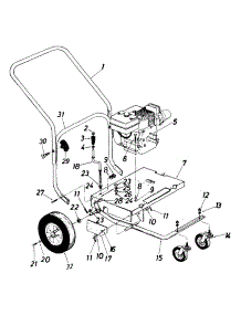 Engine Mounting Frame Assembly parts for Mtd Blower 243-692-054 / 1993 from AppliancePartsPros.com