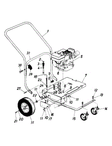 Engine Mounting Frame Assembly parts for Mtd Blower 244-693-000 / 1994 from AppliancePartsPros.com