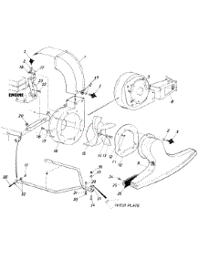 Power parts for Mtd Chipper-Shredder & Vac 24677S / 1985 from AppliancePartsPros.com