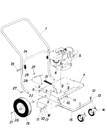 Handles & Deck parts for Mtd Blower 24695S / 1985 from AppliancePartsPros.com
