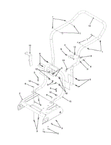 Frame Assembly parts for Mtd Chipper-Shredder & Vac 247-103A401 / 1997 from AppliancePartsPros.com