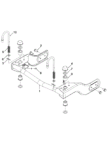 Front Wheel Bracket Assembly parts for Mtd Chipper-Shredder & Vac 247-103A401 / 1997 from AppliancePartsPros.com
