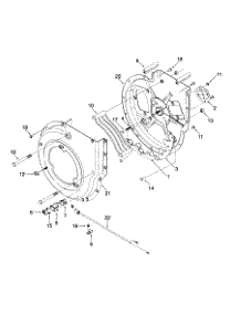 Flail Housing Assembly parts for Mtd Chipper-Shredder & Vac 247-203B401 / 1997 from AppliancePartsPros.com