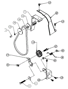 Bracket Idler And Pulley Assembly parts for Mtd Chipper-Shredder & Vac 247-315A401 / 1997 from AppliancePartsPros.com