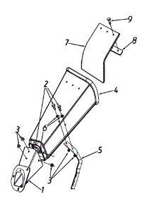 Chute Assembly parts for Mtd Chipper-Shredder & Vac 247-315A401 / 1997 from AppliancePartsPros.com