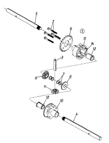 Differential Assembly parts for Mtd Chipper-Shredder & Vac 247-315A401 / 1997 from AppliancePartsPros.com