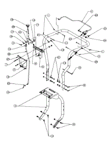 Handle Assembly parts for Mtd Chipper-Shredder & Vac 247-315A401 / 1997 from AppliancePartsPros.com