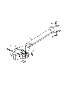 Tow Hitch Kit parts for Mtd Chipper-Shredder & Vac 247-462B000 / 1997 from AppliancePartsPros.com