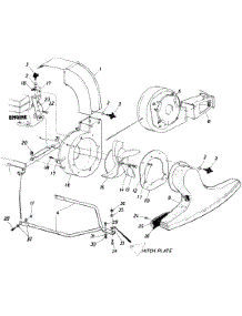 Parts parts for Mtd Chipper-Shredder & Vac 249-685-000 / 1989 from AppliancePartsPros.com