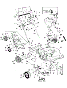 Parts parts for Mtd Self-Propelled Walk-Behind Mower 252R009 / 1988 from AppliancePartsPros.com