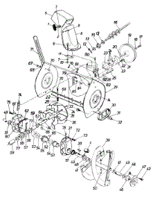Parts parts for Mtd Snow Thrower 310-840-352 from AppliancePartsPros.com