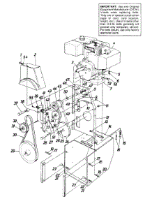 Parts parts for Mtd Snow Thrower 310-960-352 from AppliancePartsPros.com