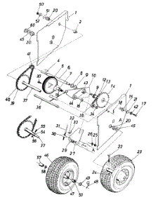 Parts parts for Mtd Snow Thrower 311-586-352 from AppliancePartsPros.com