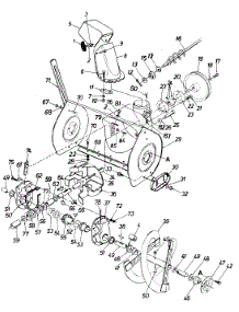 Parts parts for Mtd Snow Thrower 311-840-000 / 1991 from AppliancePartsPros.com