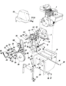 Frame And Engine Mounting parts for Mtd Snow Thrower 311385 / 1991 from AppliancePartsPros.com