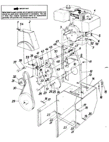 Engine & Belts parts for Mtd Snow Thrower 311965 / 1991 from AppliancePartsPros.com
