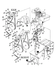 Engine Assembly parts for Mtd Snow Thrower 312-610E352 / 1992 from AppliancePartsPros.com