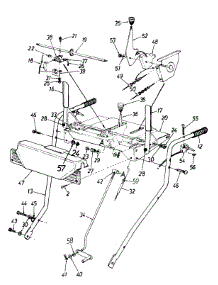 Handle Assembly parts for Mtd Snow Thrower 312-612E098 / 1992 from AppliancePartsPros.com