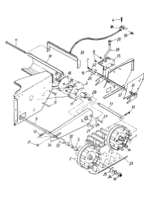 Drive And Idler Wheel Assembly parts for Mtd Snow Thrower 312-642F000 / 1992 from AppliancePartsPros.com