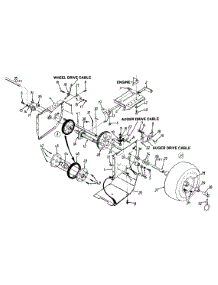 Friction Wheel Assembly Complete parts for Mtd Snow Thrower 313-610E205 / 1993 from AppliancePartsPros.com