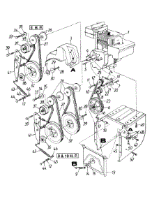 Engine And Pulley Assembly parts for Mtd Snow Thrower 313-660G149 / 1993 from AppliancePartsPros.com