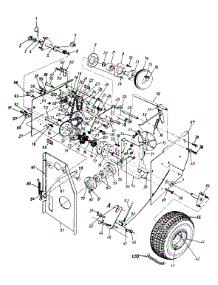 Differential Shaft Assembly parts for Mtd Snow Thrower 313-980I000 / 1993 from AppliancePartsPros.com