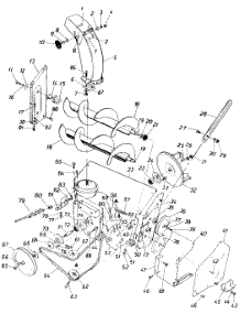 Snow parts for Mtd Snow Thrower 31340-7 / 1987 from AppliancePartsPros.com