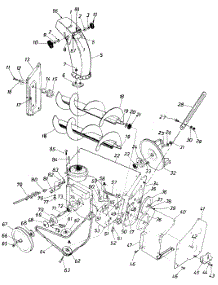 Snow parts for Mtd Snow Thrower 31340C / 1986 from AppliancePartsPros.com