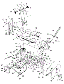 Snow parts for Mtd Snow Thrower 31345-9 / 1989 from AppliancePartsPros.com