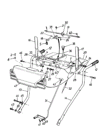 Engagement Handle Assembly parts for Mtd Snow Thrower 314-660G000 / 1994 from AppliancePartsPros.com
