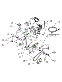 Engine & V-Belt parts for Mtd Snow Thrower 315-162-000 / 1995 from AppliancePartsPros.com