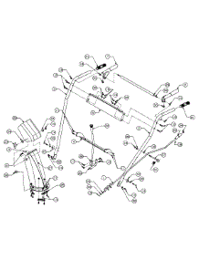 Handle Assembly parts for Mtd Snow Thrower 315-611D352 / 1995 from AppliancePartsPros.com