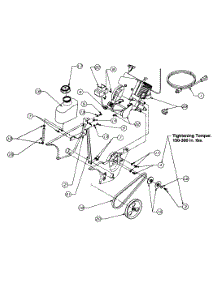 Engine & V-Belt parts for Mtd Snow Thrower 315E150-000 / 1995 from AppliancePartsPros.com
