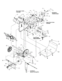 Frame Assembly / Drive Assembly parts for Mtd Snow Thrower 315E610E000 / 1995 from AppliancePartsPros.com