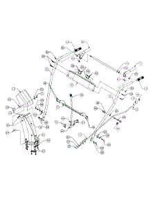 Handle Assembly parts for Mtd Snow Thrower 316-611D372 / 1996 from AppliancePartsPros.com