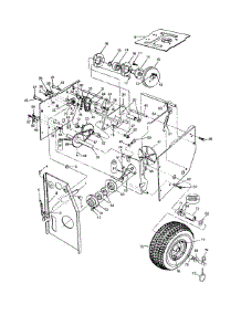 Frame Assembly parts for Mtd Snow Thrower 317E980I000 / 1997 from AppliancePartsPros.com
