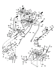 Handle Panel Support Assembly parts for Mtd Snow Thrower 317E980I000 / 1997 from AppliancePartsPros.com