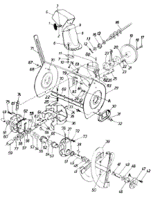Snow parts for Mtd Snow Thrower 31960-8 / 1988 from AppliancePartsPros.com