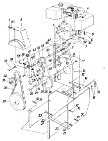 Snow parts for Mtd Snow Thrower 31965-9 / 1989 from AppliancePartsPros.com