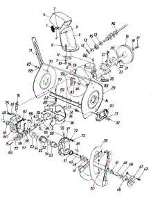 Snow parts for Mtd Snow Thrower 31965-9 / 1989 from AppliancePartsPros.com