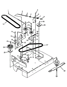 36" parts for Mtd Self-Propelled Walk-Behind Mower 511-059E400 / 1991 from AppliancePartsPros.com