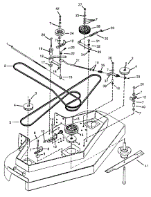 48" parts for Mtd Self-Propelled Walk-Behind Mower 511-059E400 / 1991 from AppliancePartsPros.com