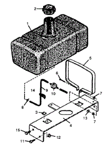 Fuel parts for Mtd Self-Propelled Walk-Behind Mower 511-059E400 / 1991 from AppliancePartsPros.com