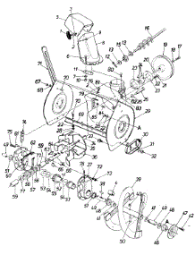 Parts, Snow Thrower parts for Mtd Snow Thrower 850-105 / 1988 from AppliancePartsPros.com