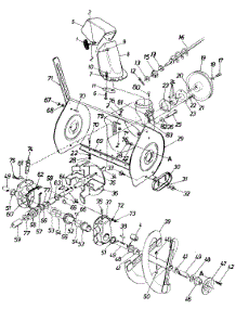 Snow Throwers parts for Mtd Snow Thrower 317-850-054 from AppliancePartsPros.com