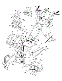 Handle And Tine Assembly parts for Mtd Tiller 213-406-372 / 1993 from AppliancePartsPros.com