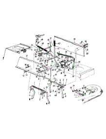 Deck Lift & Hanger Assembly parts for Mtd Lawn Tractor 133M660G702 / 1993 from AppliancePartsPros.com