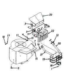 Muffler Assembly parts for Mtd Lawn Tractor 136O695H352 / 1996 from AppliancePartsPros.com