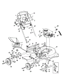 General Assembly parts for Mtd Self-Propelled Walk-Behind Mower 126-282C352 / 1996 from AppliancePartsPros.com